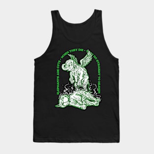 Elephants Go Straight to Heaven Tank Top